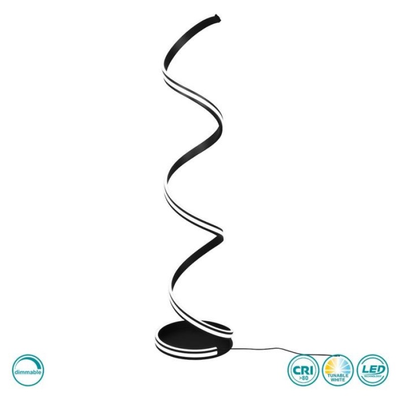 TRIO LIGHTING - Yara Φωτιστικό δαπέδου LED Μαύρο Ματ ΚΩΔ.-426219132
