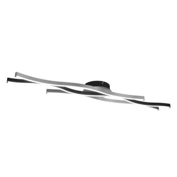 TRIO LIGHTING - Blaze Φωτιστικό οροφής LED Βουρτσιστό Αλουμίνιο-Μαύρο Ματ ΚΩΔ.-641210305