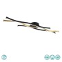 TRIO LIGHTING - Blaze Φωτιστικό οροφής LED Χρυσό Ματ-Μαύρο Ματ ΚΩΔ.-641210308