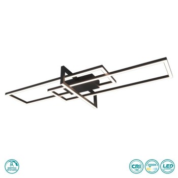 TRIO LIGHTING - Salinas Φωτιστικό οροφής LED Μαύρο Ματ ΚΩΔ.-620310332