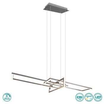 TRIO LIGHTING - Salinas Κρεμαστό φωτιστικό LED Νίκελ Ματ ΚΩΔ.-320310307