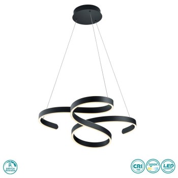 TRIO LIGHTING - Francis Κρεμαστό φωτιστικό LED Ανθρακί ΚΩΔ.-371310142