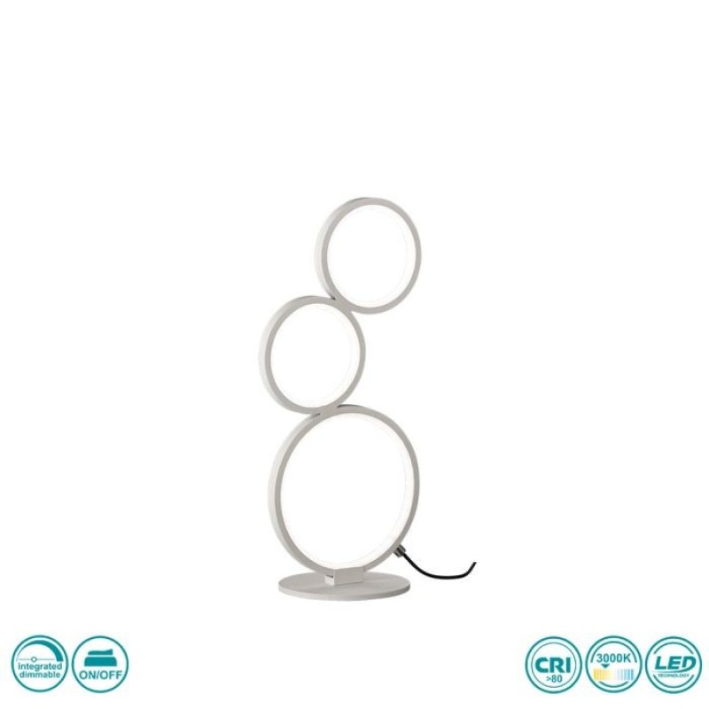 TRIO LIGHTING - Rondo Επιτραπέζιο φωτιστικό LED Λευκό Ματ ΚΩΔ.-522610331