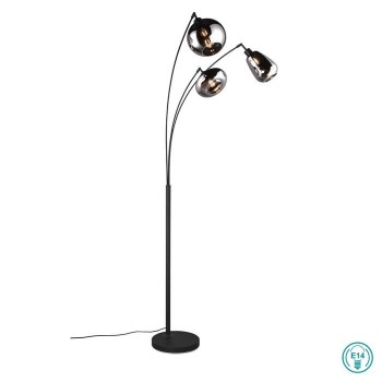TRIO LIGHTING - Lumina Φωτιστικό δαπέδου 3xE14 Μαύρο Ματ ΚΩΔ.-417000332