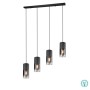 TRIO LIGHTING - Robin Κρεμαστό φωτιστικό 4xE27 Μαύρο-Φιμέ ΚΩΔ.-310600432