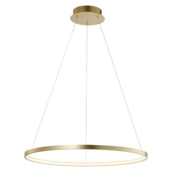 JUST LIGHT.-CIRCLE Κρεμαστό φωτιστικό LED χρυσό Ø60cm ΚΩΔ.-SL11524-12