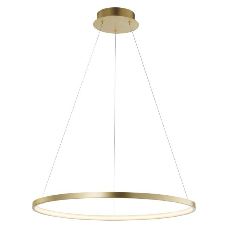 JUST LIGHT.-CIRCLE Κρεμαστό φωτιστικό LED χρυσό Ø60cm ΚΩΔ.-SL11524-12