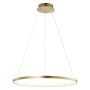 JUST LIGHT.-CIRCLE Κρεμαστό φωτιστικό LED χρυσό Ø60cm ΚΩΔ.-SL11524-12