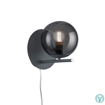 TRIO LIGHTING - Pure Εποιτιχιο φωτιστικό 1xE14 Ανθρακί ΚΩΔ.-202000142