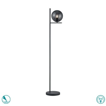 TRIO LIGHTING - Pure Φωτιστικό δαπέδου 1xE14 Ανθρακί ΚΩΔ.-402000142