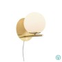 TRIO LIGHTING - Pure Επιτοίχειο φωτιστικό 1xE14 Χρυσό Ματ ΚΩΔ.-202000108