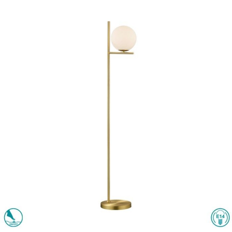 TRIO LIGHTING - Pure Φωτιστικό δαπέδου 1xE14 Χρυσό Ματ ΚΩΔ.-402000108