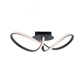 JUST LIGHT.-MARIA Φωτιστικό οροφής LED μαύρο ΚΩΔ.-SL15403-18