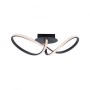 JUST LIGHT.-MARIA Φωτιστικό οροφής LED μαύρο ΚΩΔ.-SL15403-18