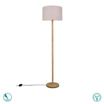 TRIO LIGHTING - Korba Φωτιστικό δαπέδου 1xE27 Ξύλο ΚΩΔ.-401200101