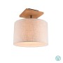 TRIO LIGHTING - Elmau Φωτιστικό οροφής 1xE27 Ξύλο ΚΩΔ.-602100130