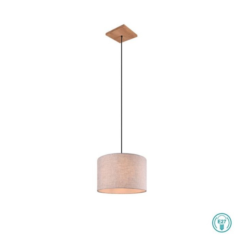TRIO LIGHTING - Elmau Κρεμαστό φωτιστικό 1xE27 Ξύλο ΚΩΔ.-302100130