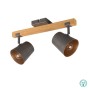 TRIO LIGHTING - Bell Φωτιστικό οροφής 2xE14 Νίκελ Αντικέ ΚΩΔ.-801900267