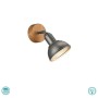 TRIO LIGHTING - Delhi Επιτοίχιο φωτιστικό 1xE14 Νίκελ Αντικέ ΚΩΔ.-803400167