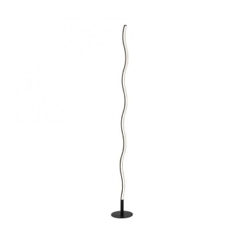 JUST LIGHT.-WAVE Φωτιστικό δαπέδου LED μαύρο ΚΩΔ.-SL15168-18