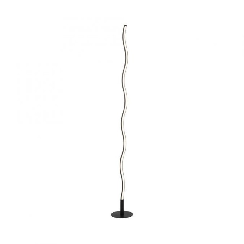 JUST LIGHT.-WAVE Φωτιστικό δαπέδου LED μαύρο ΚΩΔ.-SL15168-18