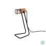TRIO LIGHTING - Tosh Επιτραπέζιο φωτιστικό 1xE14 Ξύλο - Μαύρο Ματ ΚΩΔ.-504300132