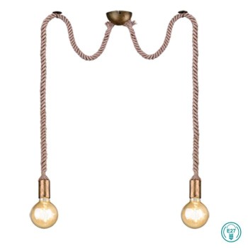 TRIO LIGHTING - Rope Κρεμαστό φωτιστικό 2xE27 ΚΩΔ.-310100204