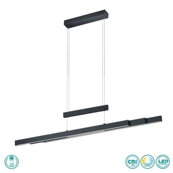 TRIO LIGHTING - Trajan Κρεμαστό φωτιστικό LED Μαύρο Ματ ΚΩΔ.-375310532