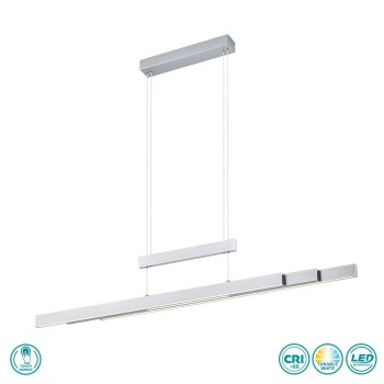 TRIO LIGHTING - Trajan Κρεμαστό φωτιστικό LED Νίκελ Ματ ΚΩΔ.-375310507