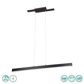 TRIO LIGHTING - Belfast Κρεμαστό φωτιστικό LED Μαύρο Ματ ΚΩΔ.-375510432