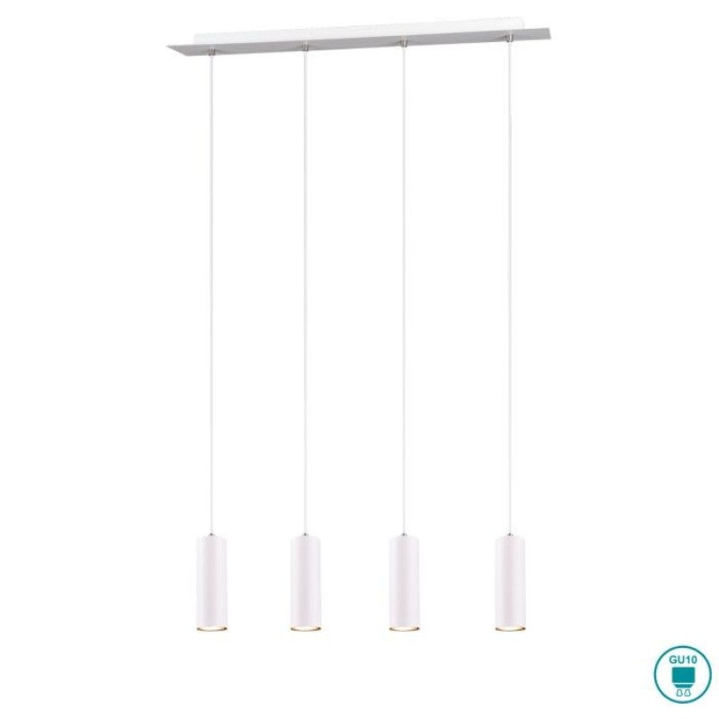 TRIO LIGHTING - Marley Κρεμαστό φωτιστικό 4xGU10 Λευκό Ματ ΚΩΔ.-312400401