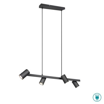 TRIO LIGHTING - Marley Κρεμαστό φωτιστικό 4xGU10 Μαύρο Ματ ΚΩΔ.-302400432