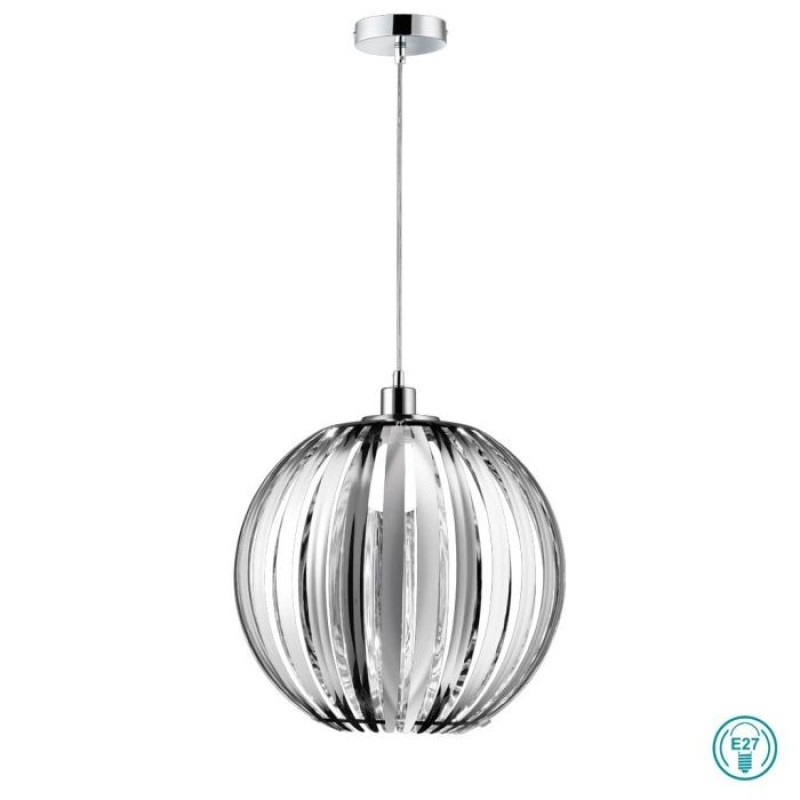 TRIO LIGHTING - Zucca Κρεμαστό φωτιστικό 1xE27 Χρώμιο ΚΩΔ.-304100106