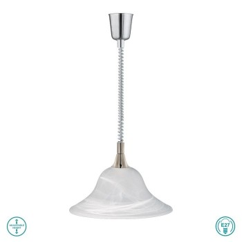 TRIO LIGHTING - Viola Κρεμαστό φωτιστικό 1xE27 Νίκελ Ματ ΚΩΔ.-301700107