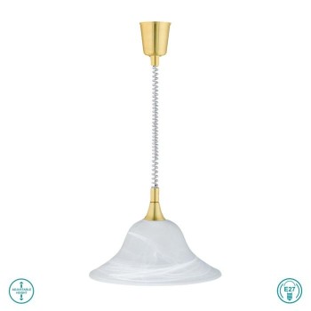 TRIO LIGHTING - Viola Κρεμαστό φωτιστικό 1xE27 Νίκελ Ματ ΚΩΔ.-301700108