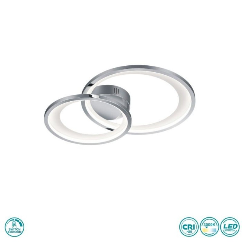 TRIO LIGHTING - Granada Φωτιστικό οροφής LED Λευκό ΚΩΔ.-673810206
