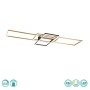 TRIO LIGHTING - Irvine Φωτιστικό οροφής LED Μαύρο με Χρυσό Ματ ΚΩΔ.-620010408