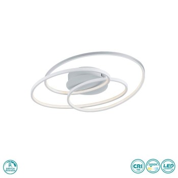 TRIO LIGHTING - Gale Φωτιστικό οροφής LED Λευκό Ματ ΚΩΔ.-673916031