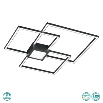 TRIO LIGHTING - Hydra Φωτιστικό οροφής LED Ανθρακί ΚΩΔ.-676210442
