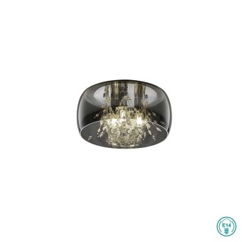 TRIO LIGHTING - Crystel Φωτιστικό οροφής 3xE14 Χρώμιο ΚΩΔ.-616700306