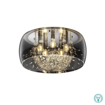 TRIO LIGHTING - Crystel Φωτιστικό οροφής 5xE14 Χρώμιο ΚΩΔ.-616700506