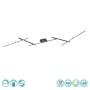 TRIO LIGHTING - Arvin Φωτιστικό οροφής LED Μαύρο Ματ ΚΩΔ.-628410532