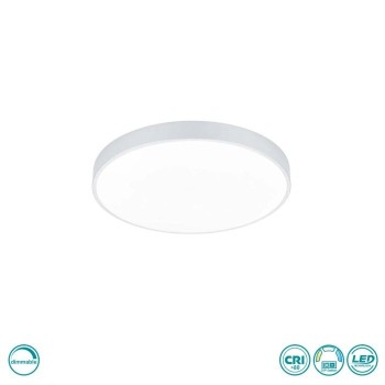 TRIO LIGHTING - Waco Φωτιστικό οροφής LED Λευκό Ματ ΚΩΔ.-627415031
