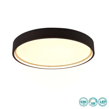 TRIO LIGHTING - Doha Φωτιστικό οροφής 1x 30W LED Μαύρο Ματ ΚΩΔ.-641310232