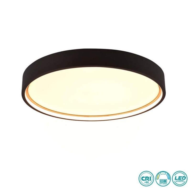 TRIO LIGHTING - Doha Φωτιστικό οροφής 1x 30W LED Μαύρο Ματ ΚΩΔ.-641310232