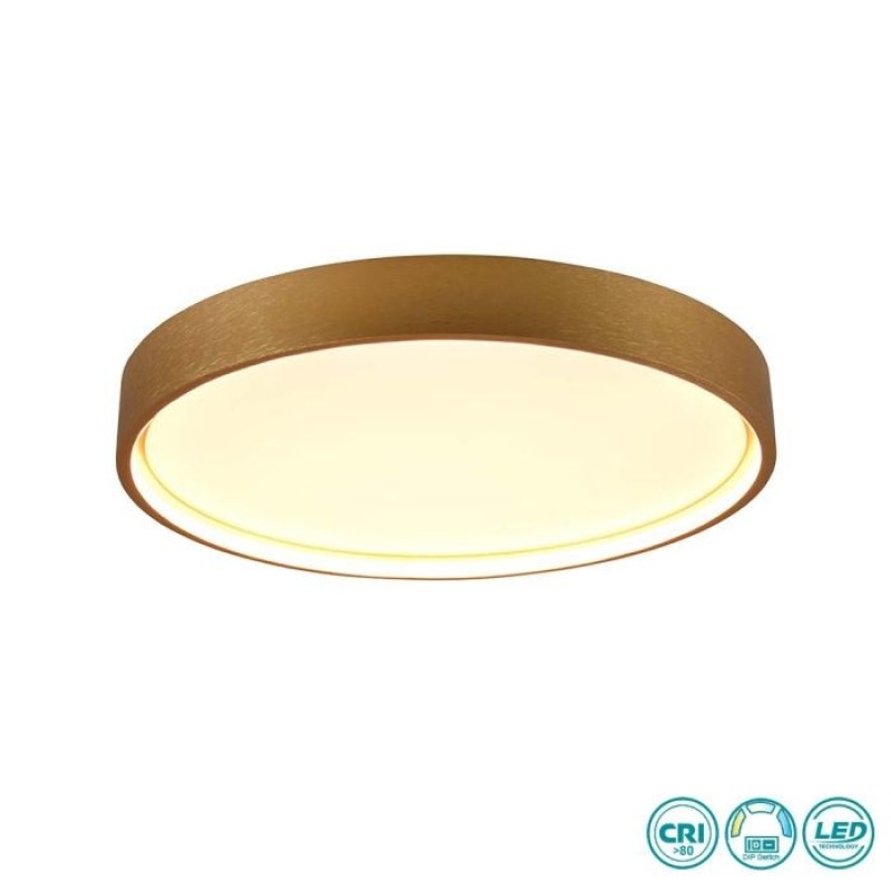 TRIO LIGHTING - Doha Φωτιστικό οροφής 1x 30W LED Χρυσό Ματ ΚΩΔ.-641310208