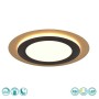 TRIO LIGHTING - Morgan Φωτιστικό οροφής 1x 50W LED Μαύρο Ματ με Χρυσό ΚΩΔ.-641519280