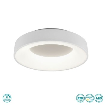 TRIO LIGHTING - Girona Φωτιστικό οροφής LED Λευκό Ματ ΚΩΔ.-671210131