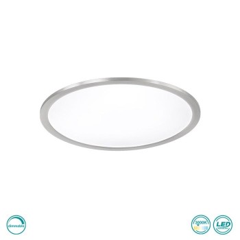 TRIO LIGHTING - Phoenix Φωτιστικό οροφής 1x26W LED Νίκελ Ματ ΚΩΔ.-674094507