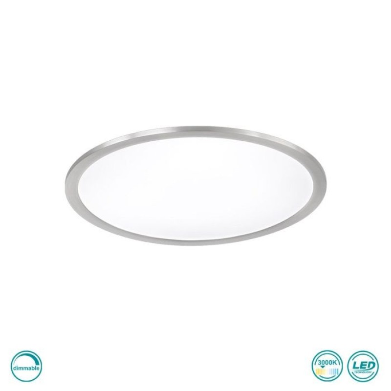 TRIO LIGHTING - Phoenix Φωτιστικό οροφής 1x26W LED Νίκελ Ματ ΚΩΔ.-674094507